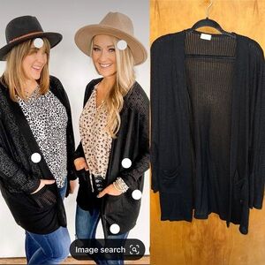 The Pulse Boutique Black Cardigan